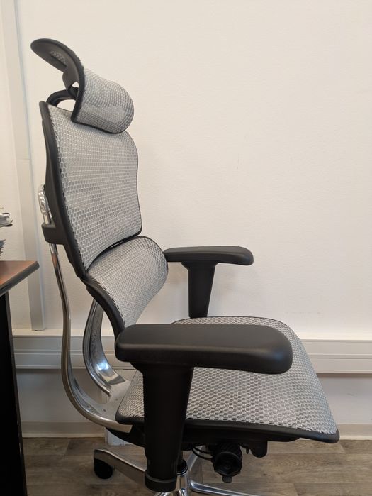 Scaun ergonomic Ergohuman ULTRA (Generația a 2-a), Cadru Negru, T Grey Mesh