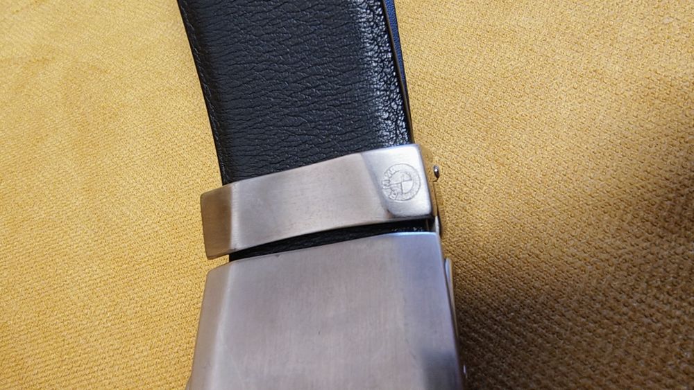 Кожен колан BMW от естествена кожа, Made in Italy