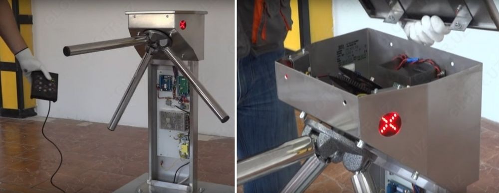 Установка турникет установка шлагбаум парковочный барьер