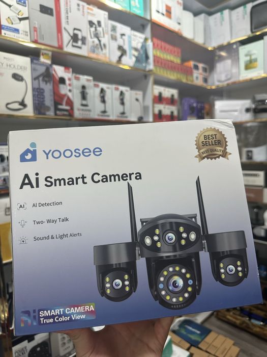 WiFi камера наблюдения 3 глазок Yoosee Гарантия есть! Доставка есть!