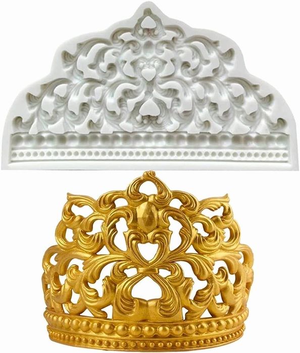 Селиконовая форма «корона» для мастики