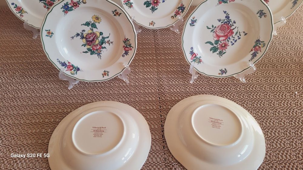 Винтидж висококачествени декоративни порцеланови чинии