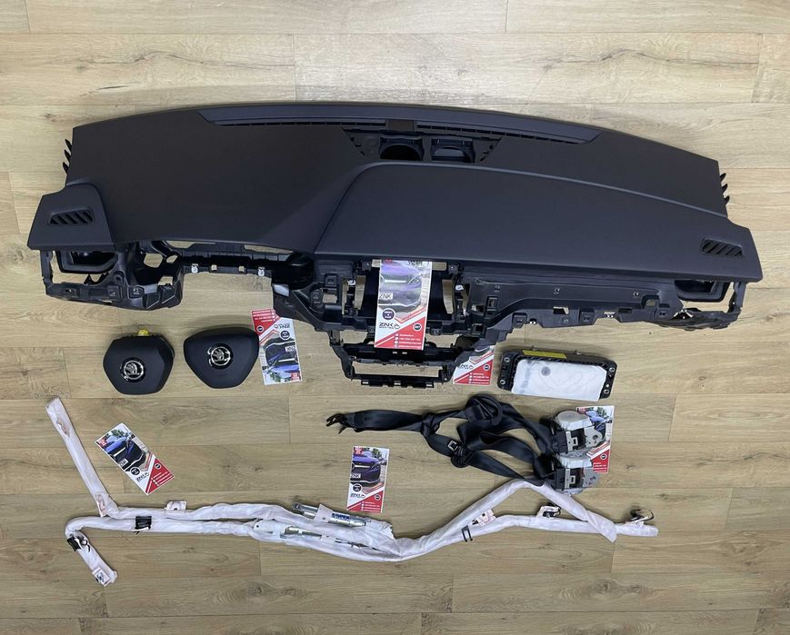 Skoda Scala // Kamiq - kit airbag - plansa de bord - set centuri