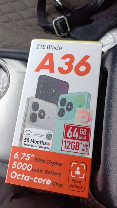 ZTE blade A36 ашылған