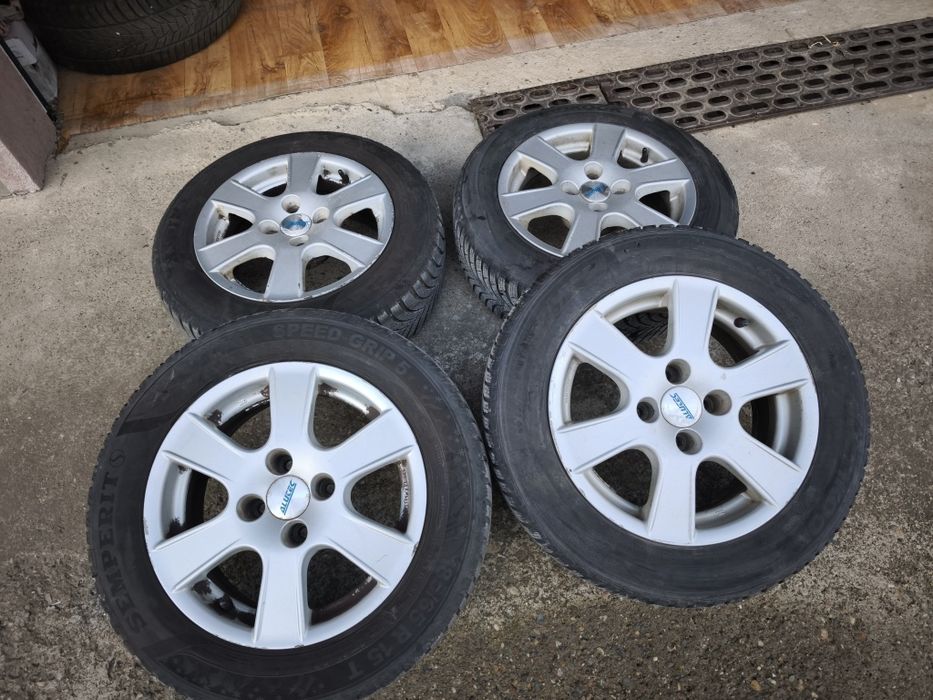 Джанти 15"  4х108 ЕТ18 Зимни Гуми 185/65 Пежо/Ситроен