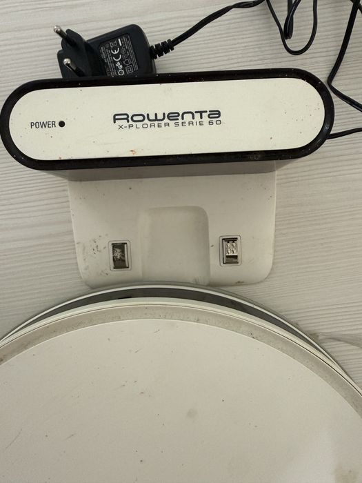 Robot aspirator Rowenta X-Plorer Serie 60 RR7447WH + stație încărcare + mop