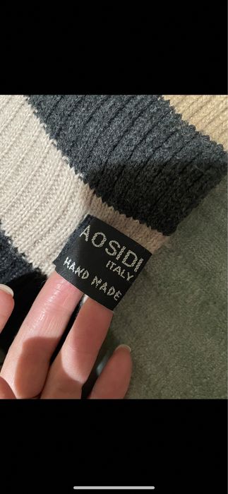 Шарф теплый длинный