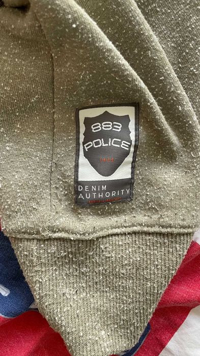 Чисто нов оригиналнен блузон с уникална яка Police 883 Dnm с етикети!