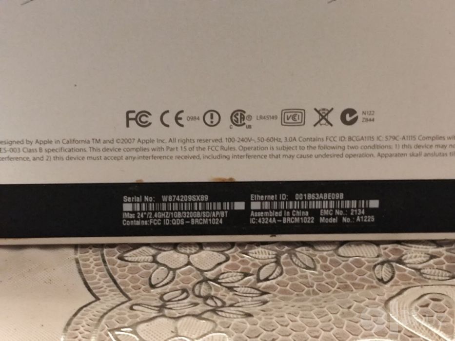 Стильный моноблок Apple iMac 24 для офиса салона или дома