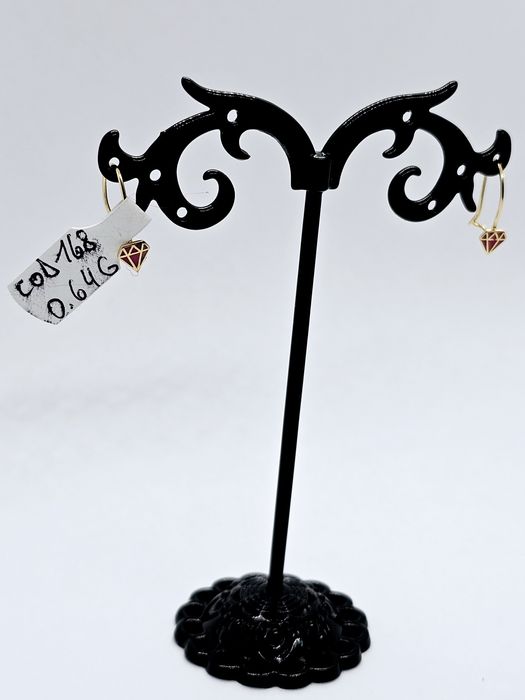 Vand cercei din aur 14 k 0.64 g cod 168