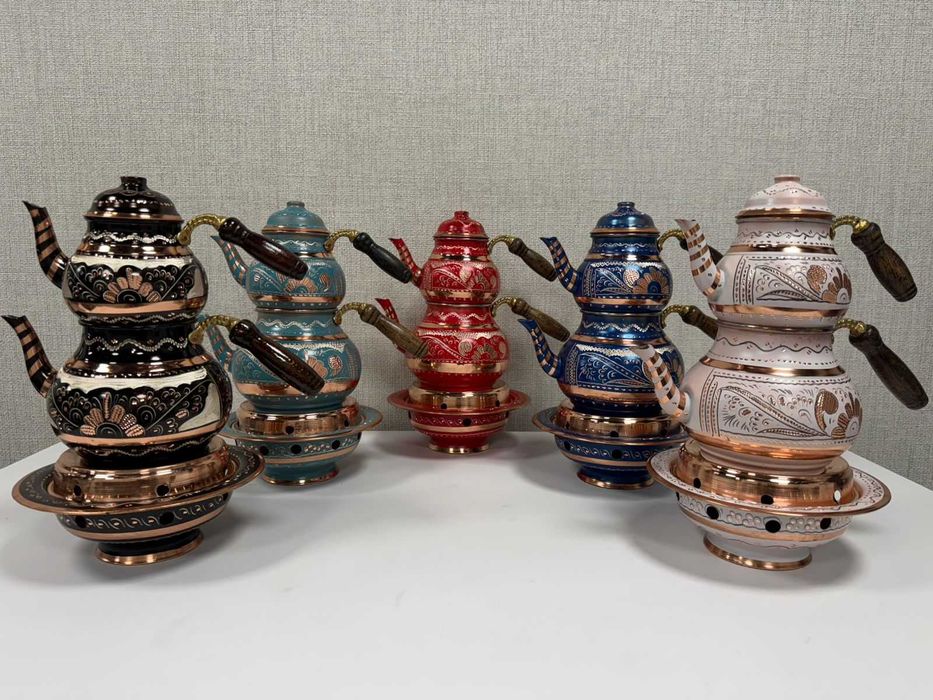 Медный Чайник Для Турецкого Чая  (Ручная Работа)