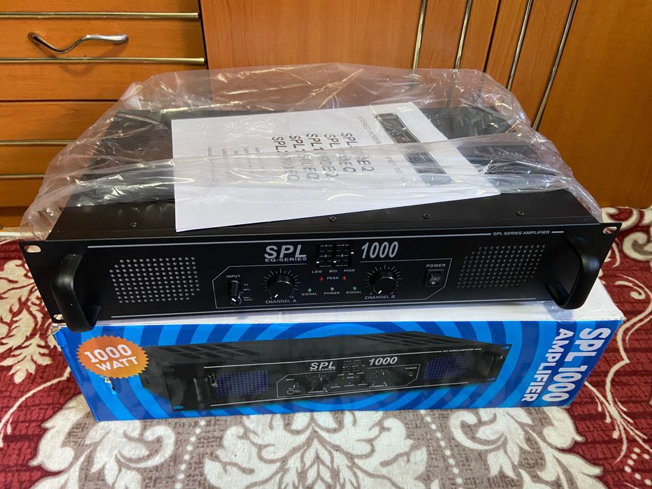 Усилвател със вграден еквалайзер 1000 вата