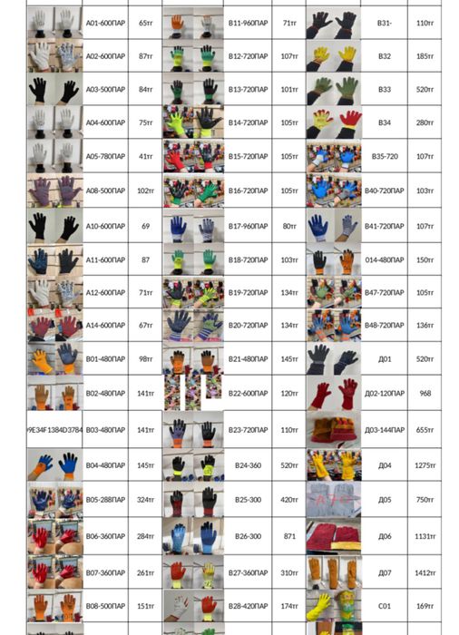 Перчатки оптом с НДС