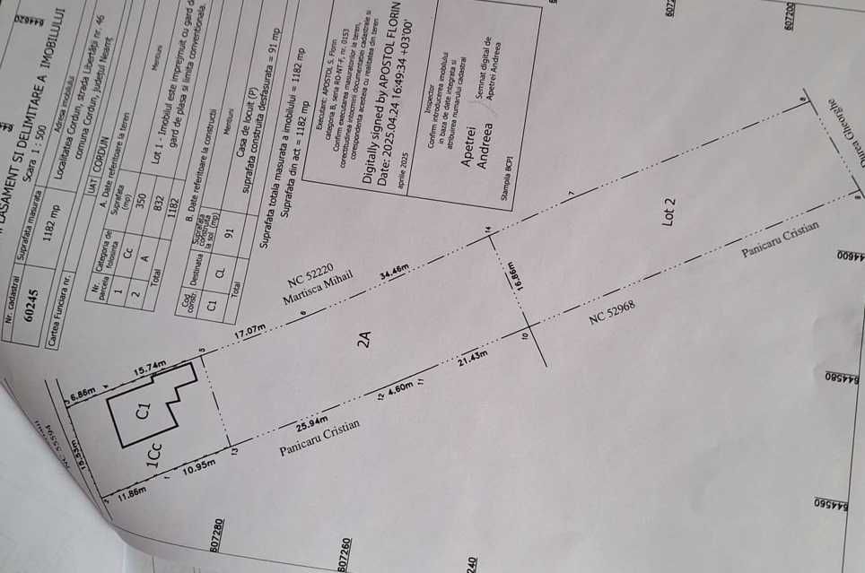 Casa batraneasca cu 2182 m2 teren  in Cordun / Neamt