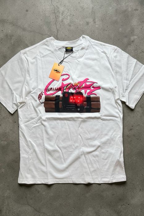 Tricou Corteiz Alb No Time 4 Luv