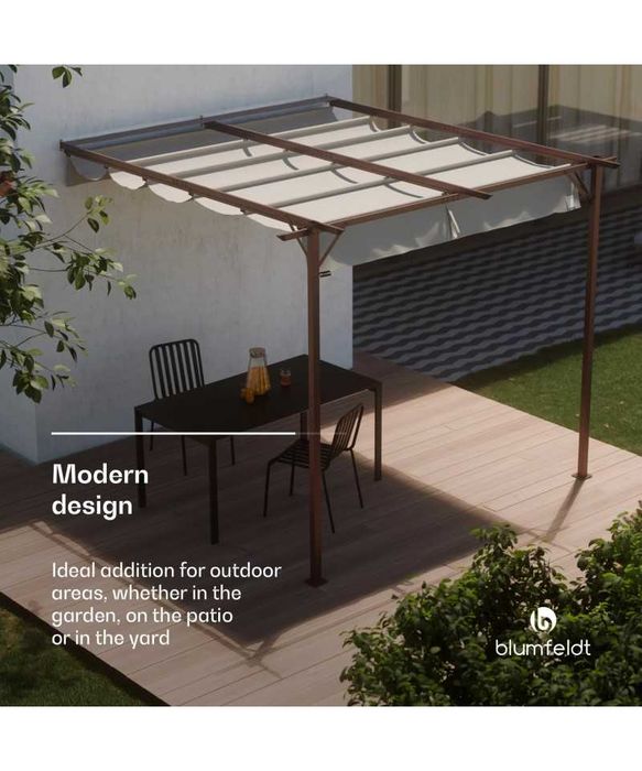 Pergola de perete, Blumfeldt 3x3m