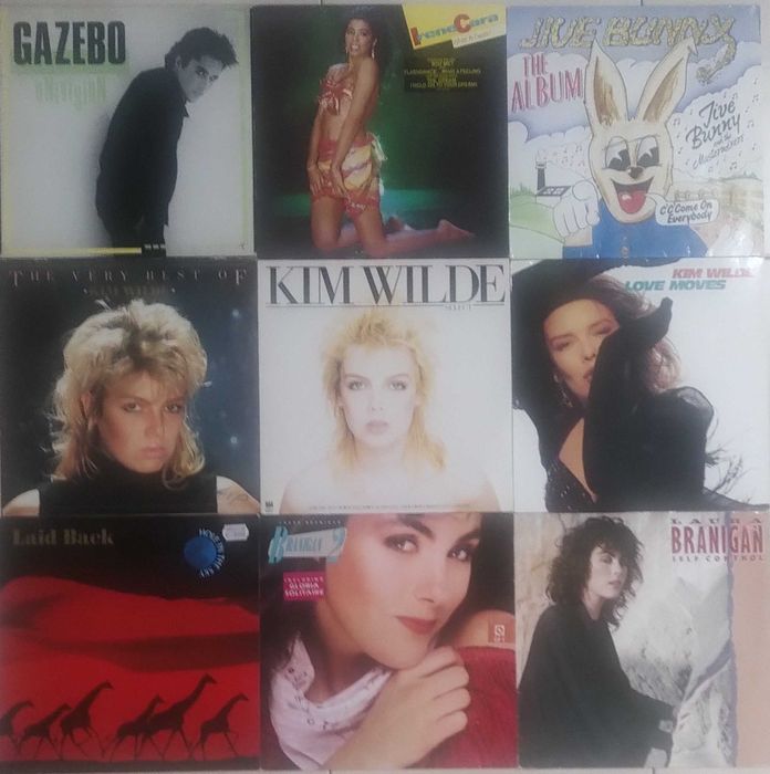 Discuri vinil, LP-uri, pop-rock, synth pop, disco, stare foarte