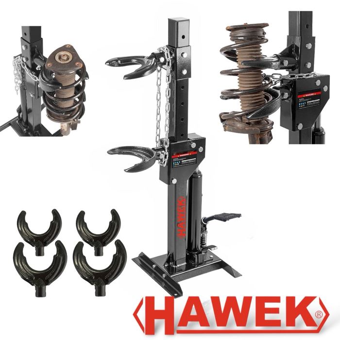 Хидравлична скоба/стойка за пружини с лапи 1тон Hawek