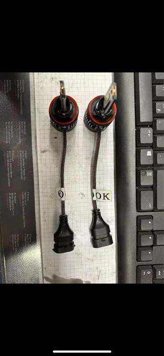 Комплект лед led крушки за фарове H7