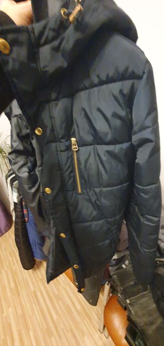 Geaca fas H&M bleumarin