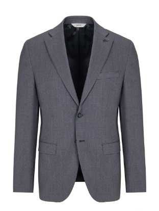 Sacou blazer de lux 50 L PAOLONI NOU lana 100% gri mediu