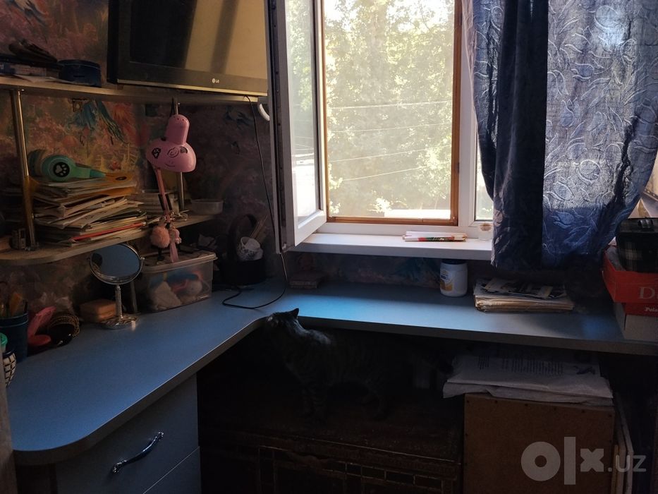 Уголок для школьника с полочками