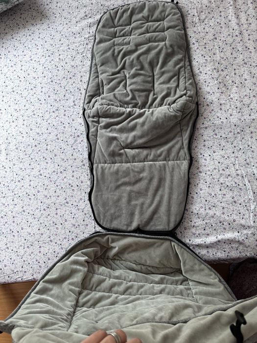 Зимно чувалче за количка . Сив цвят.