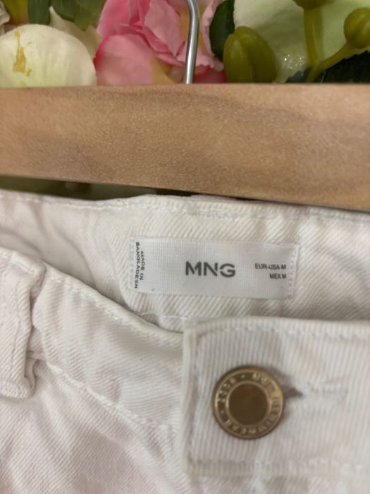 Къси дънкови панталони Mango  дамски