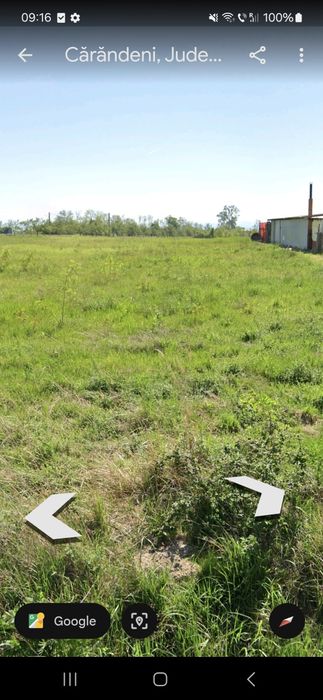 Se vinde teren  intravilan 2500mp cărăndeni comuna lăzăreni