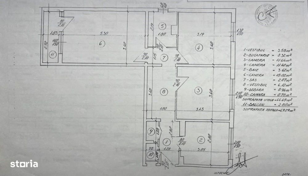 3 camere | Tineretului | Parcare și boxă | 0% comision