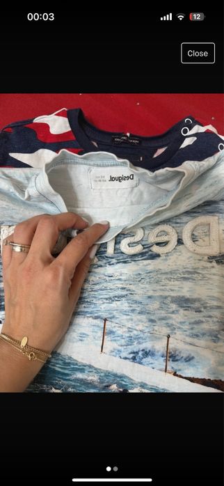 Tricou desigual mas 98 copii