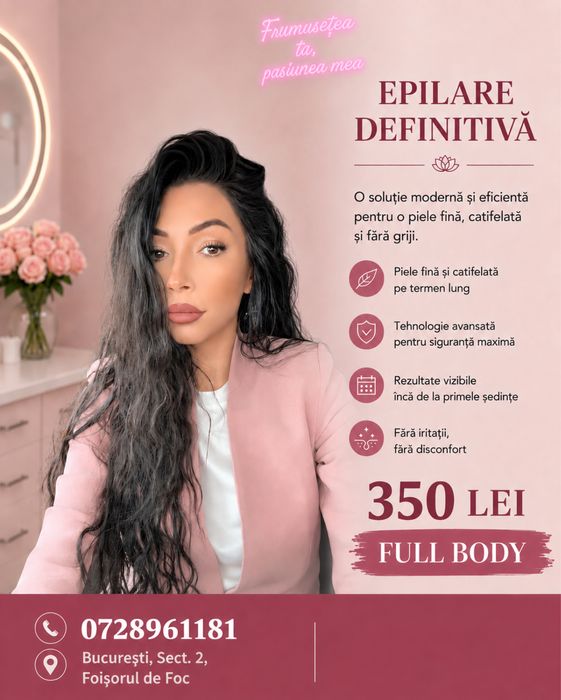 Epilare definitiva buc sect 2 foisorul de foc