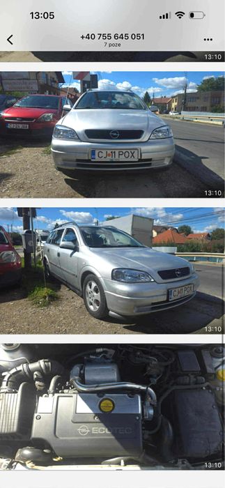 Vând opel astra