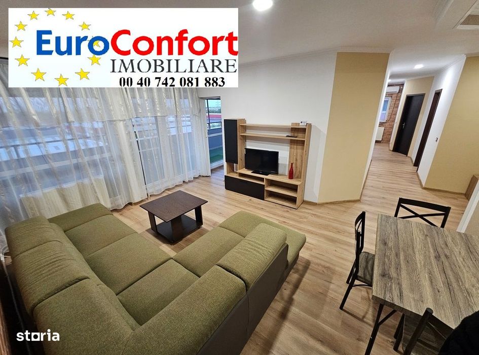 Inchiriez apartament 3 camere Ared Uta, terasa mare