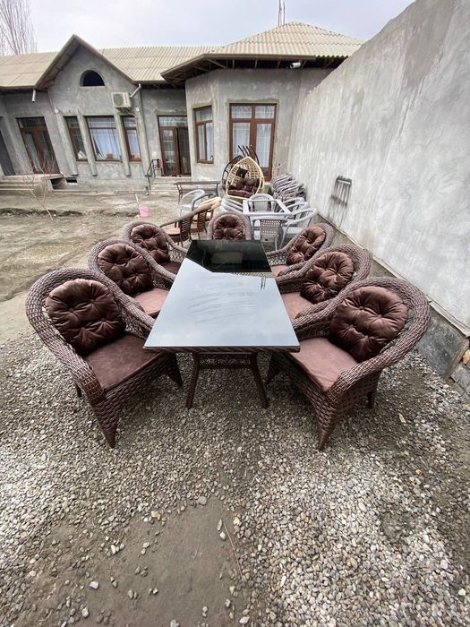 Sifatli toqima stol stullar