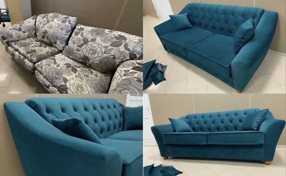 Перетяжка ремонт и реставрация мягкой мебели