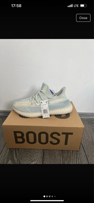 Yezzy 350 v2 cloud white