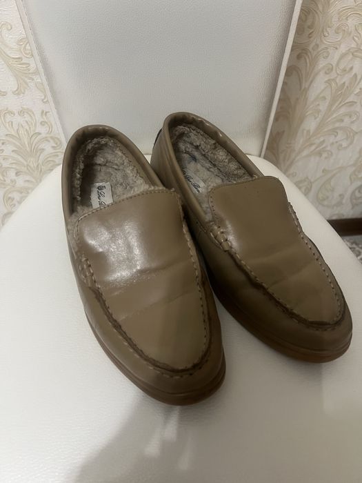 Обувь кожаная Loro Piano мех