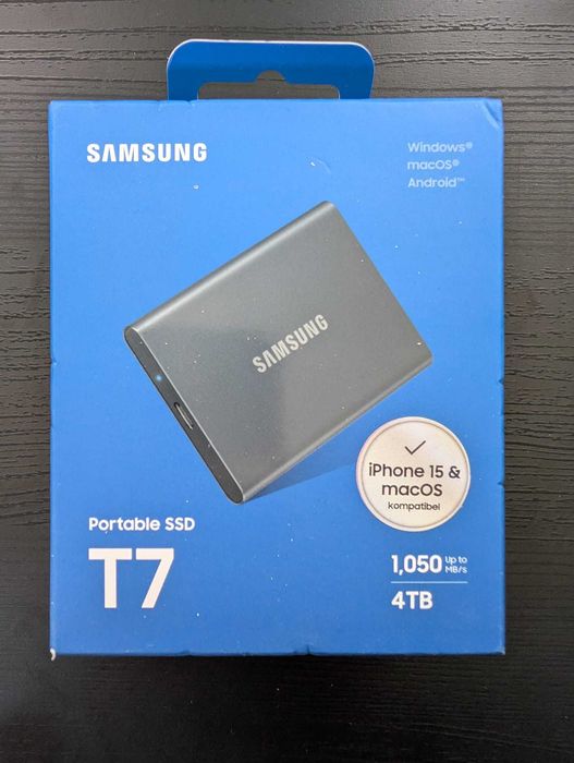 SSD Portabil Samsung T7 / 4TB