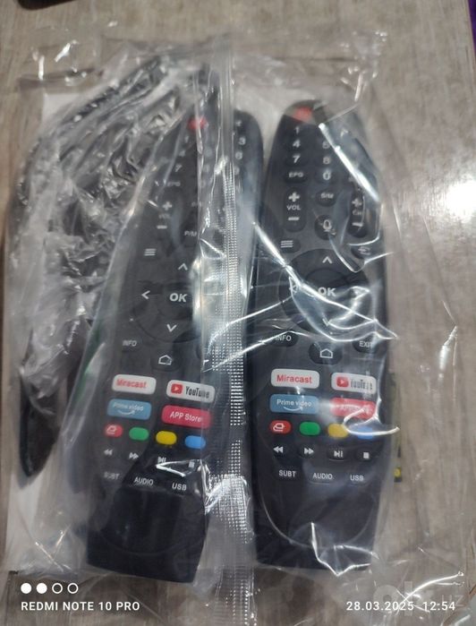 Stari televizorlari — 35 va 45 dyuymli.
