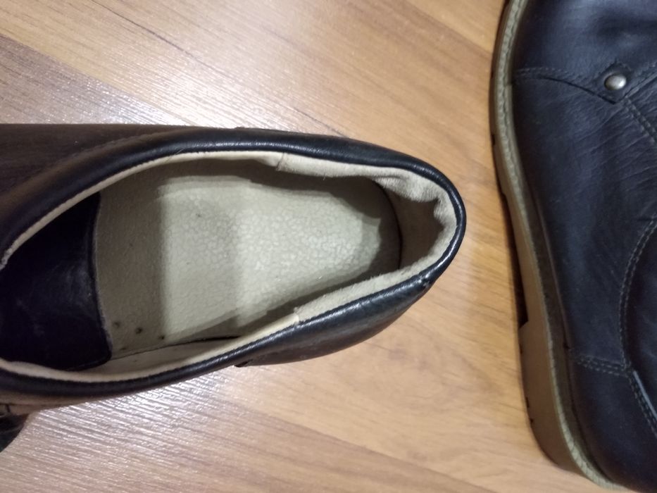 Мужские туфли кожаные.