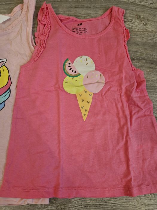 Lot 5 maiouri fetita marimea 110 H&M si SMYK