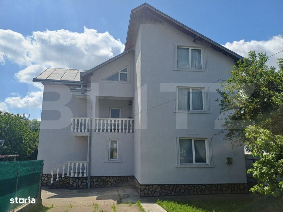 Casa cu 9 camere, mobilata si utilata, 396 mp, Suceava