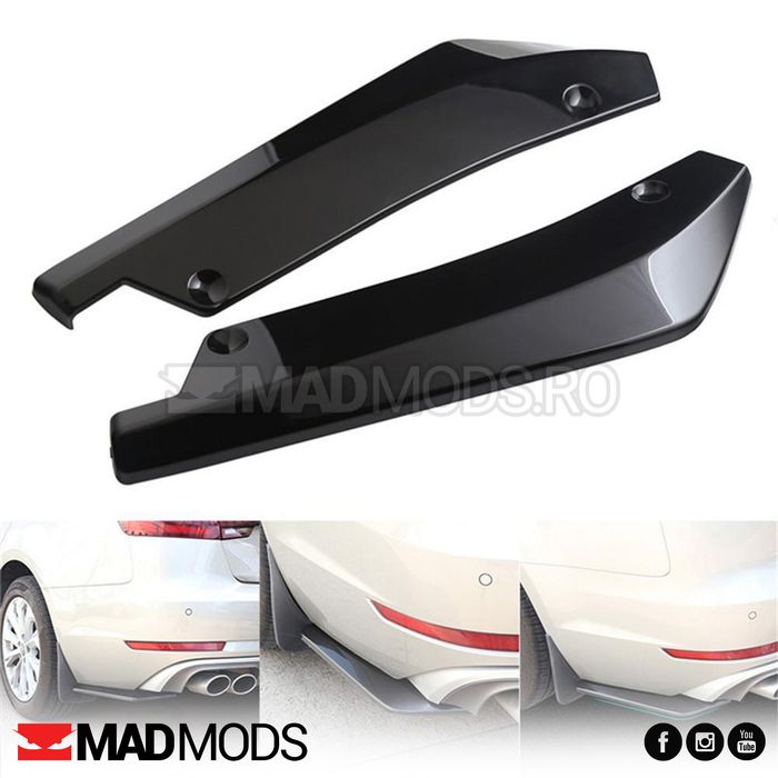 Set prelungiri laterale lip-uri negre bara spate fata BMW Audi etc