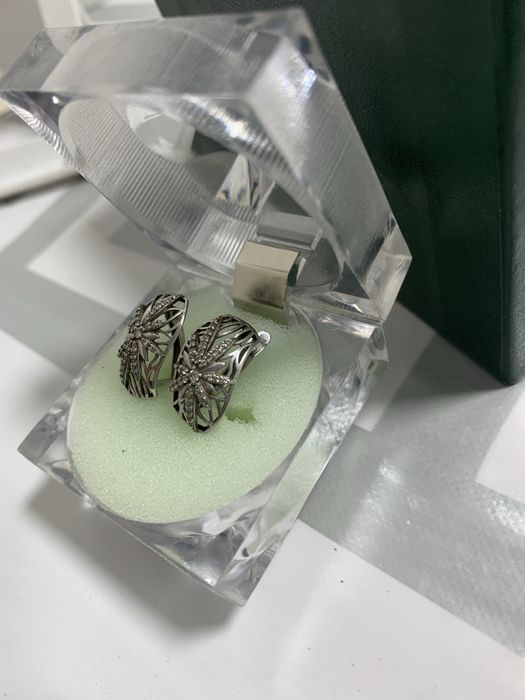 Серьги серебро 925 пробы продам