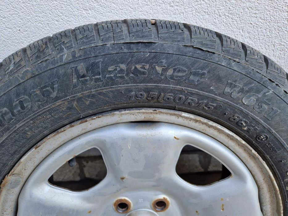 Железни джанти 15" за Субару Форестър + зимни гуми Petlas