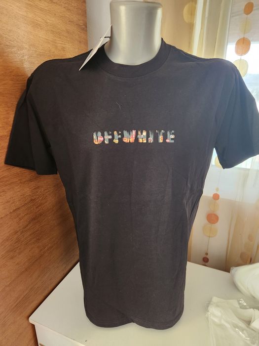 Tricou bărbat off white