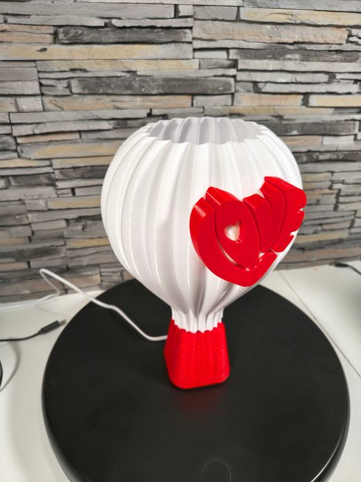 Veioză decorativă LOVE – lampă ambient, print 3D