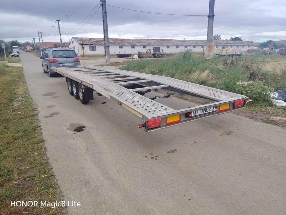 Platforma tranasport auto Gala 8.5 m aluminiu 670 kg