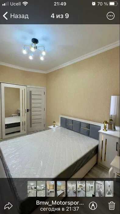 R3Сдаётся УЮТНАЯ квартира 2/2/5 на Ялангаче, Ор-р Экобазар!